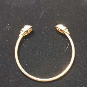 Elegant Gold-Tone Women's Skull Bracelet